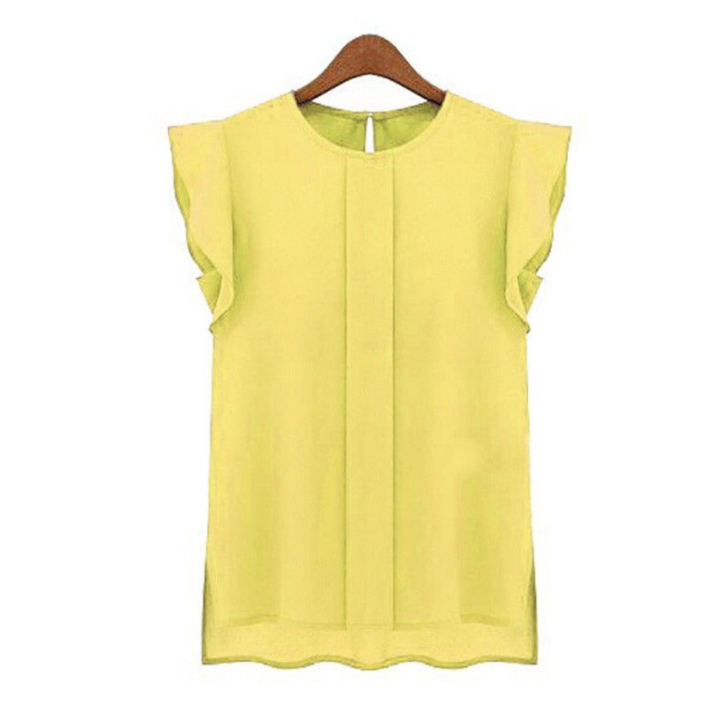 ✨2/20 New✨ Yellow blouse Ruffle